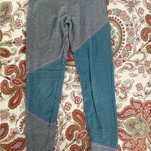 Matilda Jane Gray and Teal Kids Leggings - Size 10